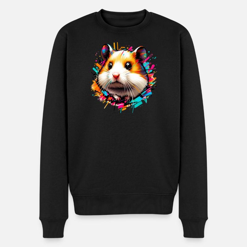 Hamster - Pull Premium bio Homme - noir
