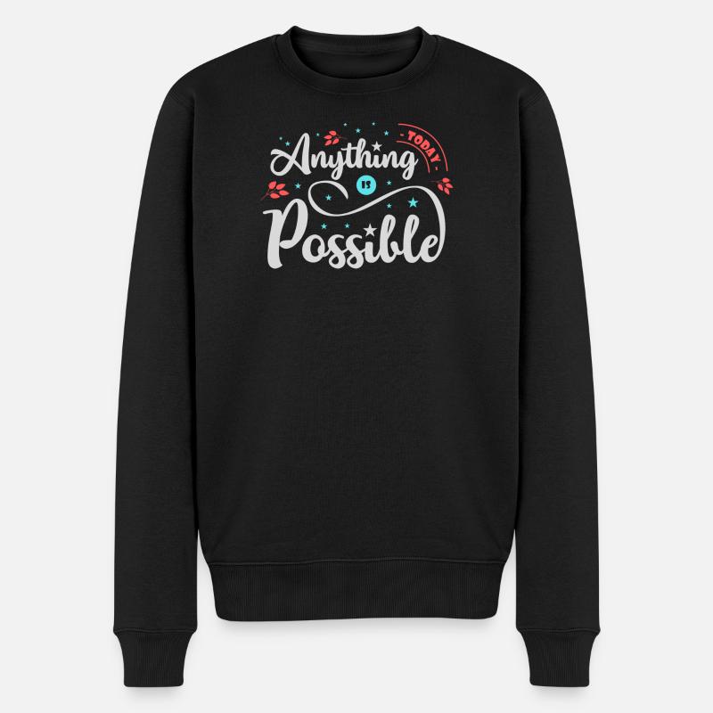 Tout est possible - Pull Premium bio Homme - noir