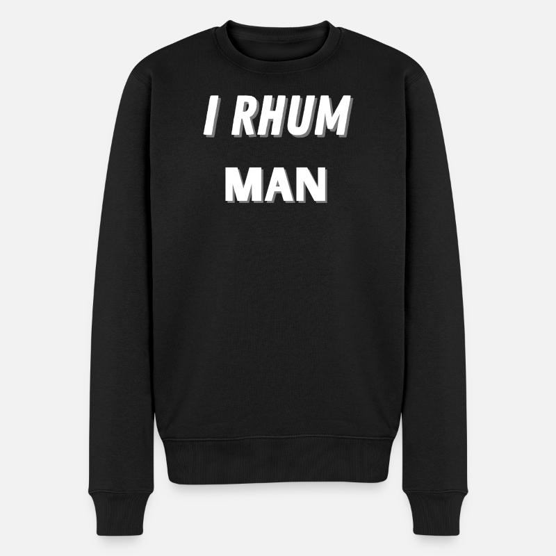 I Rhum Man - Pull Premium bio Homme - noir