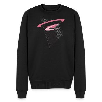 Floating of modernity - Men's Premium Organic Jumper - black - Front - Nico (187cm)