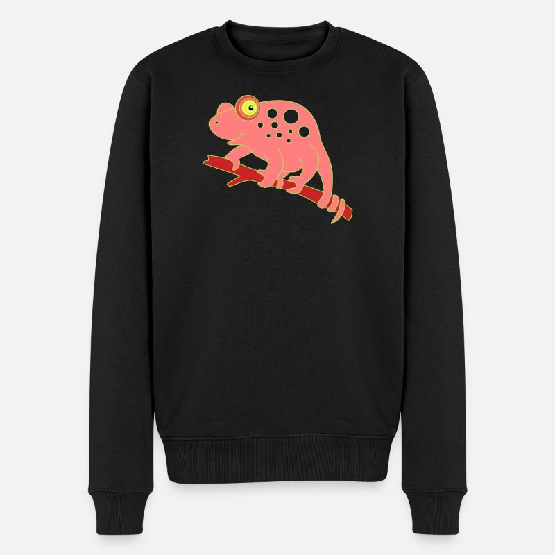 Animal caméléon - Pull Premium bio Homme - noir