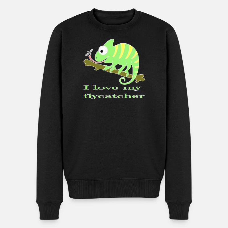 Animal caméléon - Pull Premium bio Homme - noir