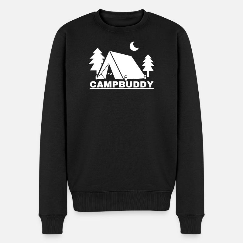 CampBuddy - Pull Premium bio Homme - noir