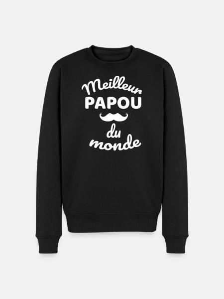 Best Papuan in the World - Men's Premium Organic Jumper - black