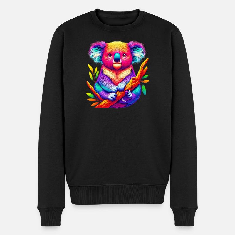 Koala - Pull Premium bio Homme - noir