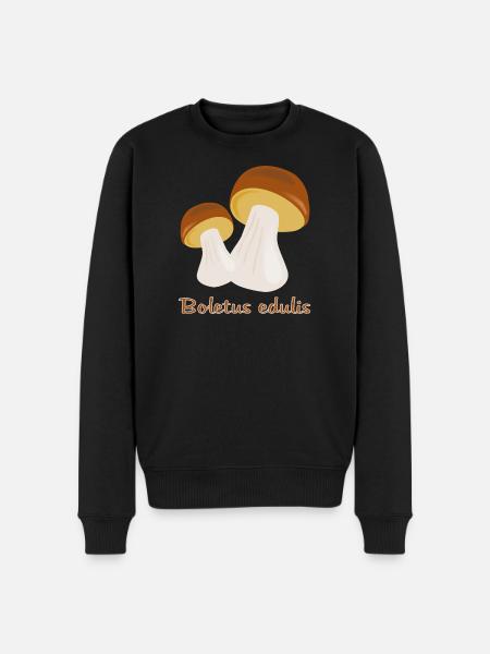 Autumn Mushrooms - Men's Premium Organic Jumper - black