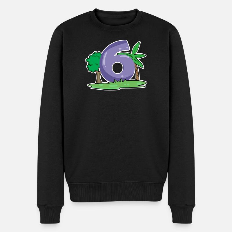 Motif numéro 6 - Pull Premium bio Homme - noir