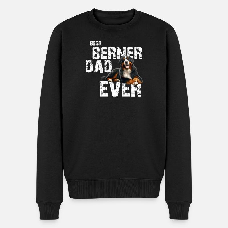 Berner Sennenhund - Männer Premium Bio Pullover - Schwarz
