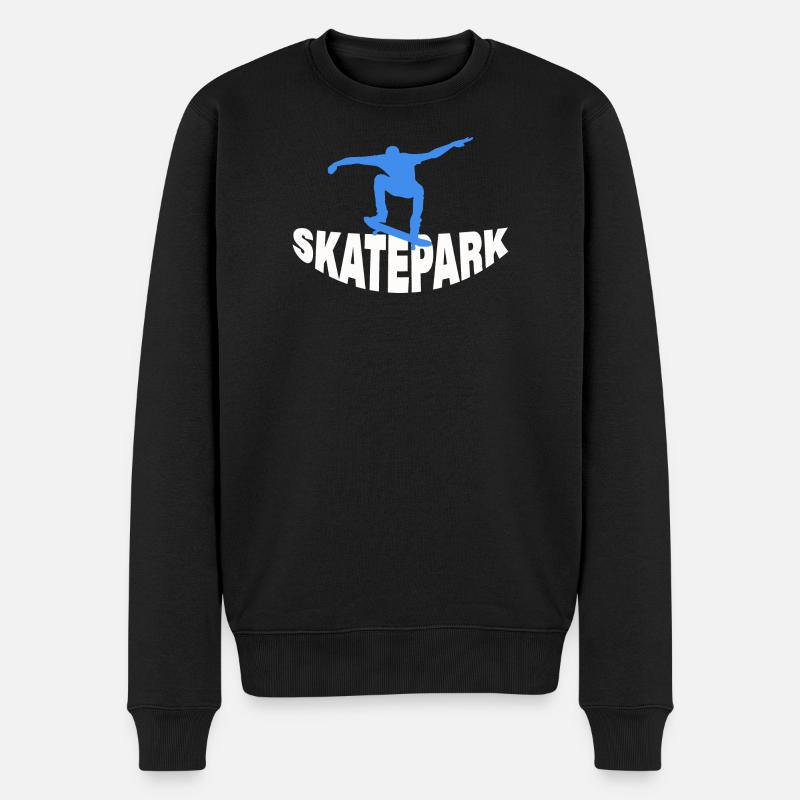 SKATEPARK - Pull Premium bio Homme - noir