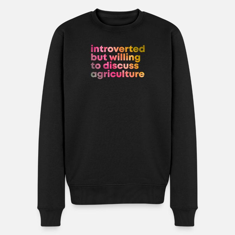 agriculture - Pull Premium bio Homme - noir
