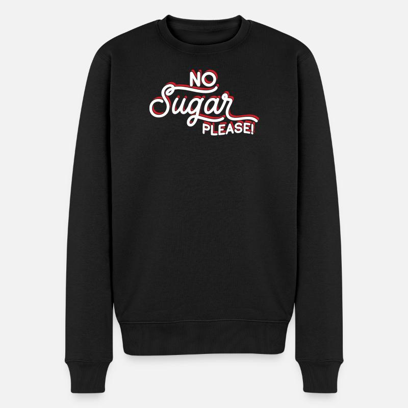 Message Anti-Sügar Clignotant Passion - Pull Premium bio Homme - noir