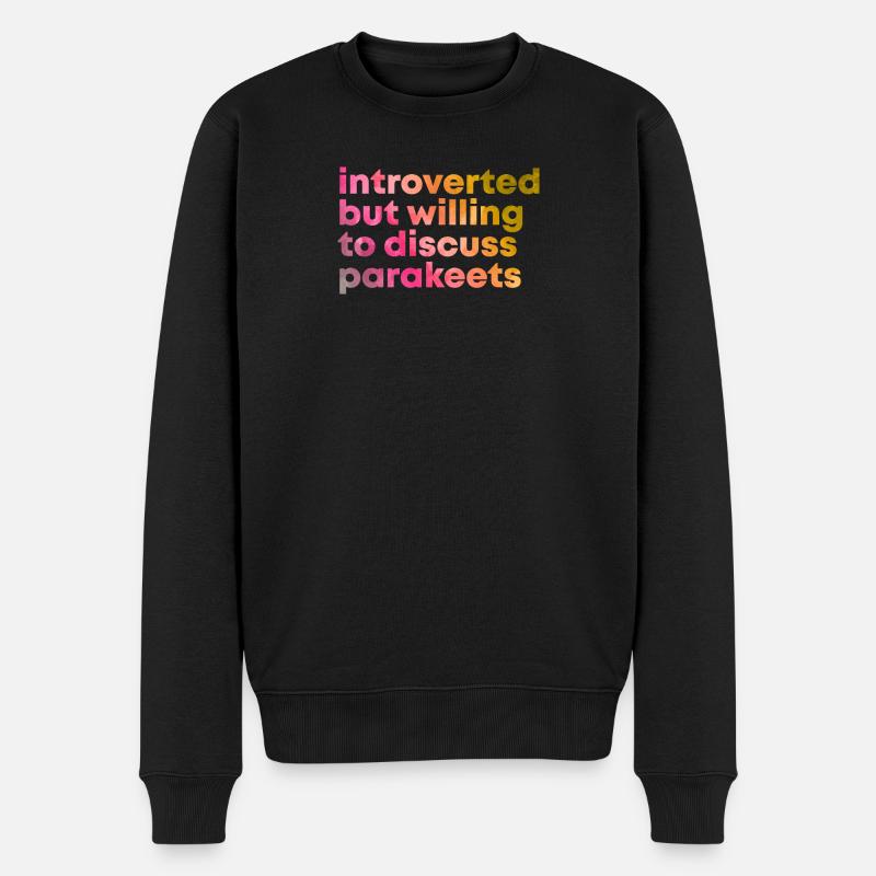 perruche - Pull Premium bio Homme - noir