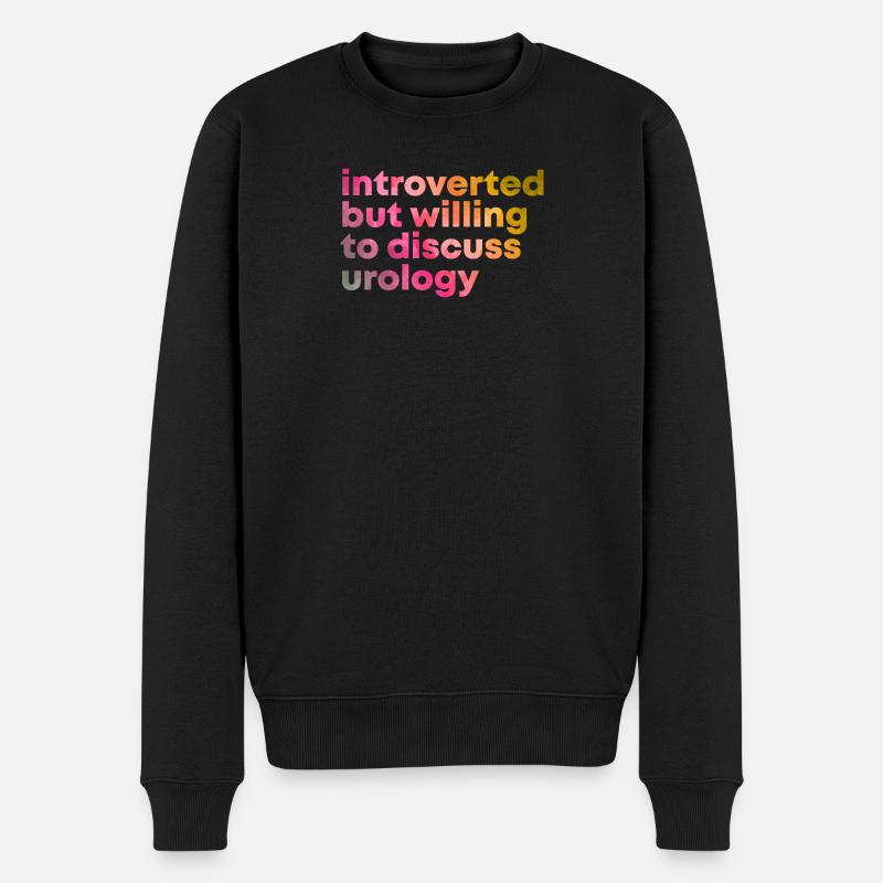 urologie - Pull Premium bio Homme - noir