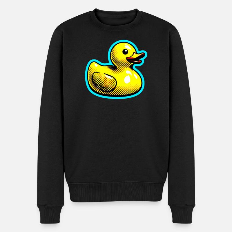 Caneton Canard Canard Canard - Pull Premium bio Homme - noir