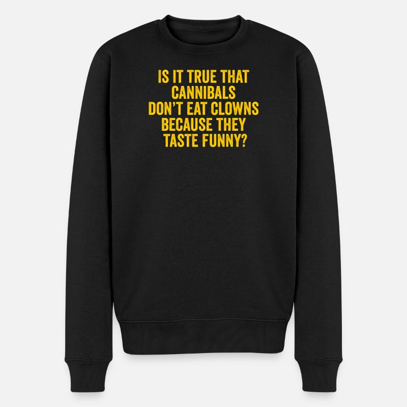 Cannibale Clown Joke Tee - Pull Premium bio Homme - noir