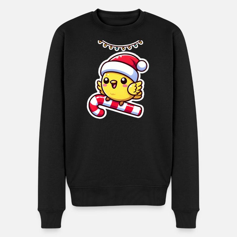 Canaries de Noël - Pull Premium bio Homme - noir