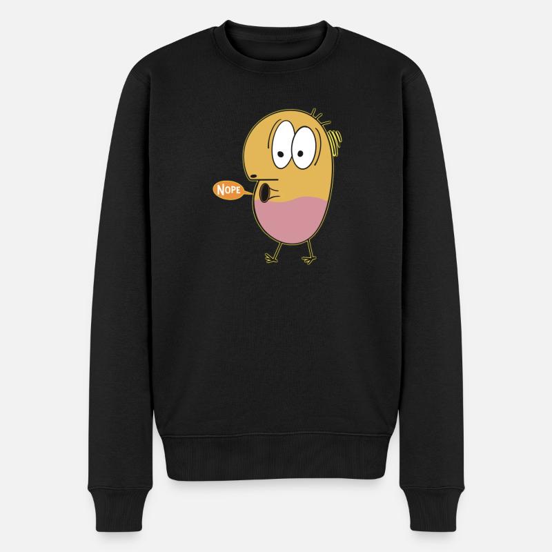 Dodo says nope - Männer Premium Bio Pullover - Schwarz