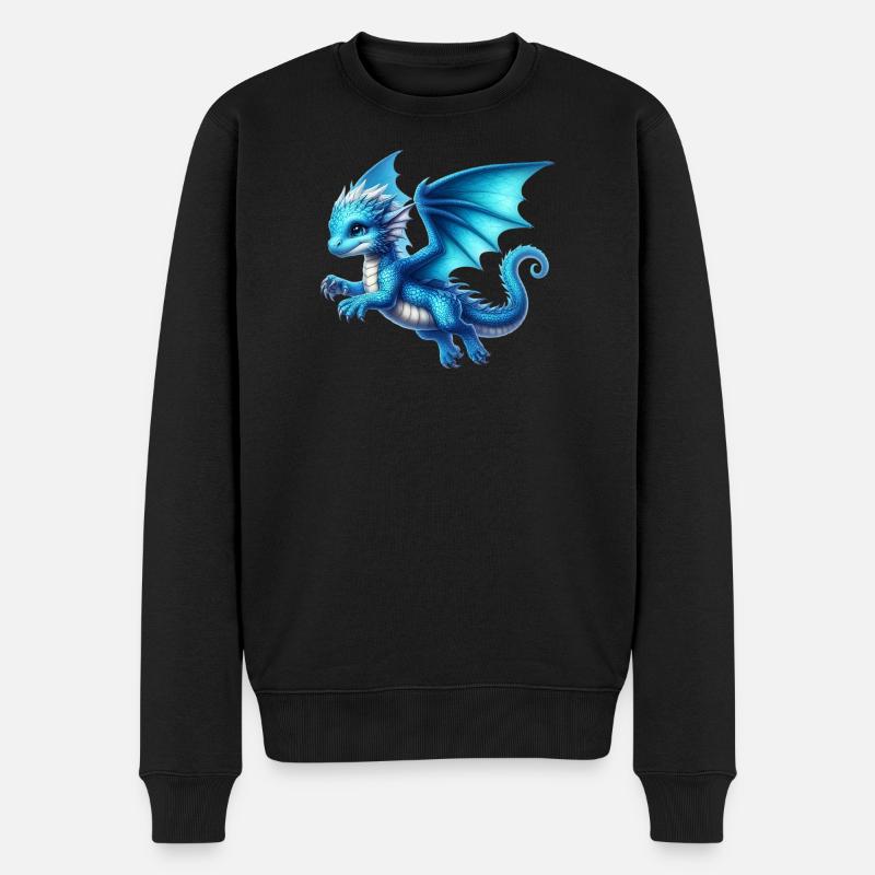 Dragon - Pull Premium bio Homme - noir