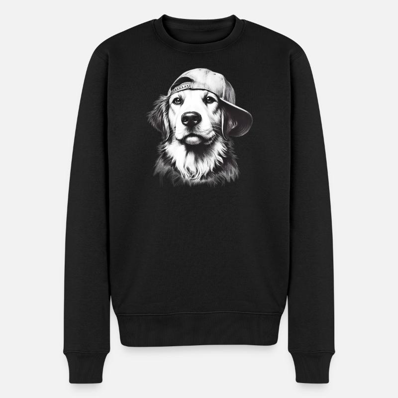 Chien - Pull Premium bio Homme - noir