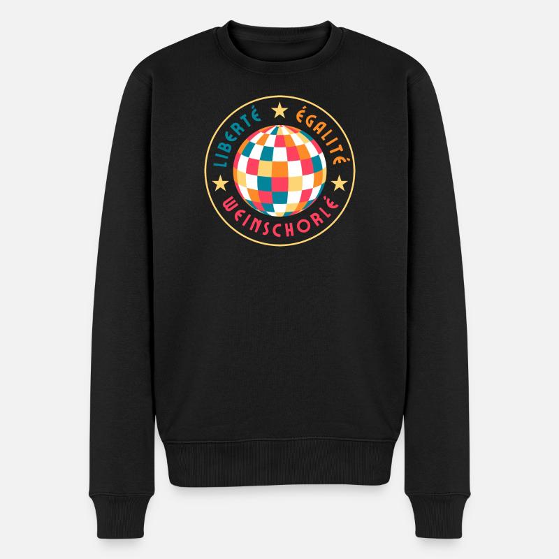 Liberté Egalité Wine Spritzer - Pull Premium bio Homme - noir
