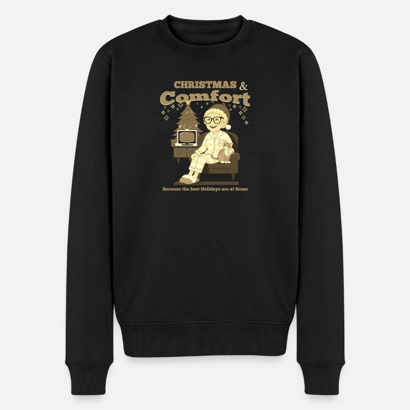 Noël et commodité - Pull Premium bio Homme - noir