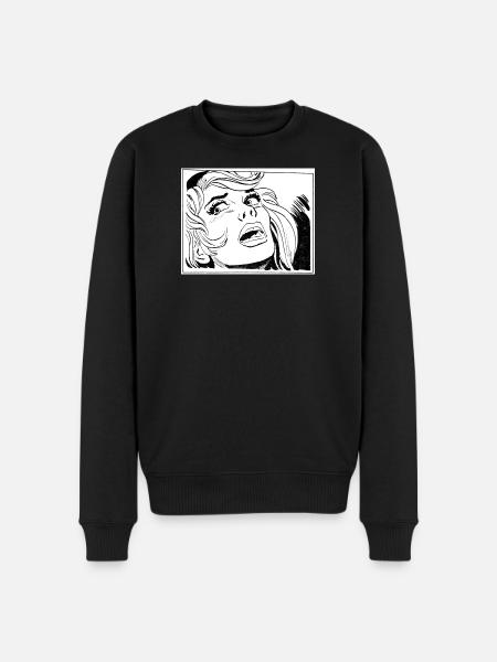34 Fille - Pull Premium bio Homme - noir