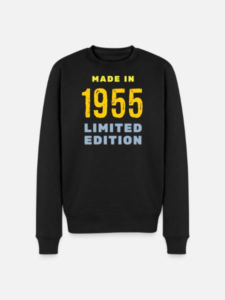 1955 - Men's Premium Organic Jumper - black