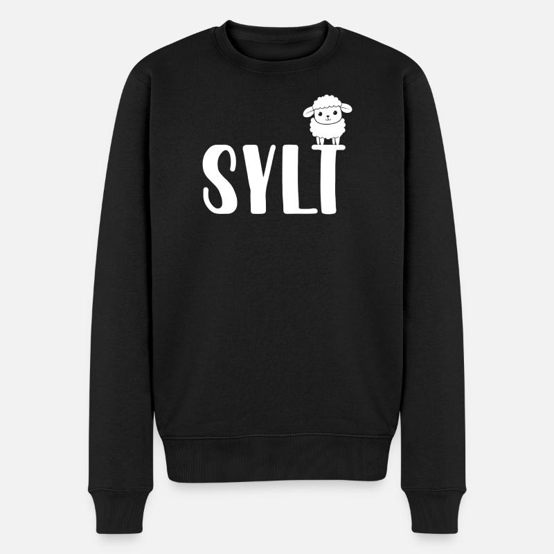 Sweet Sheep Sylt - Pull Premium bio Homme - noir