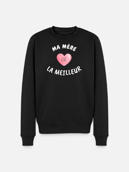 My Mother Is The Best - Men's Premium Organic Jumper - black