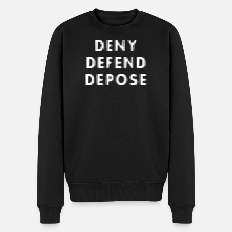 Nier Défendre Déposer - Pull Premium bio Homme - noir