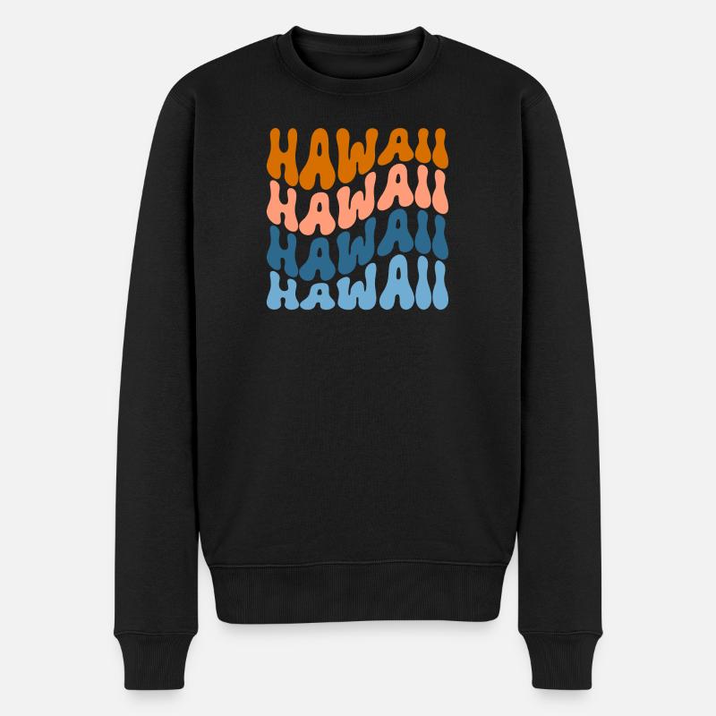 Hawaï - Pull Premium bio Homme - noir