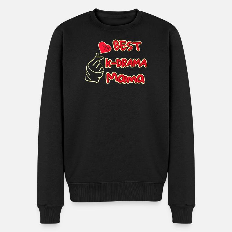 Meilleure maman best kdrama mama - Pull Premium bio Homme - noir