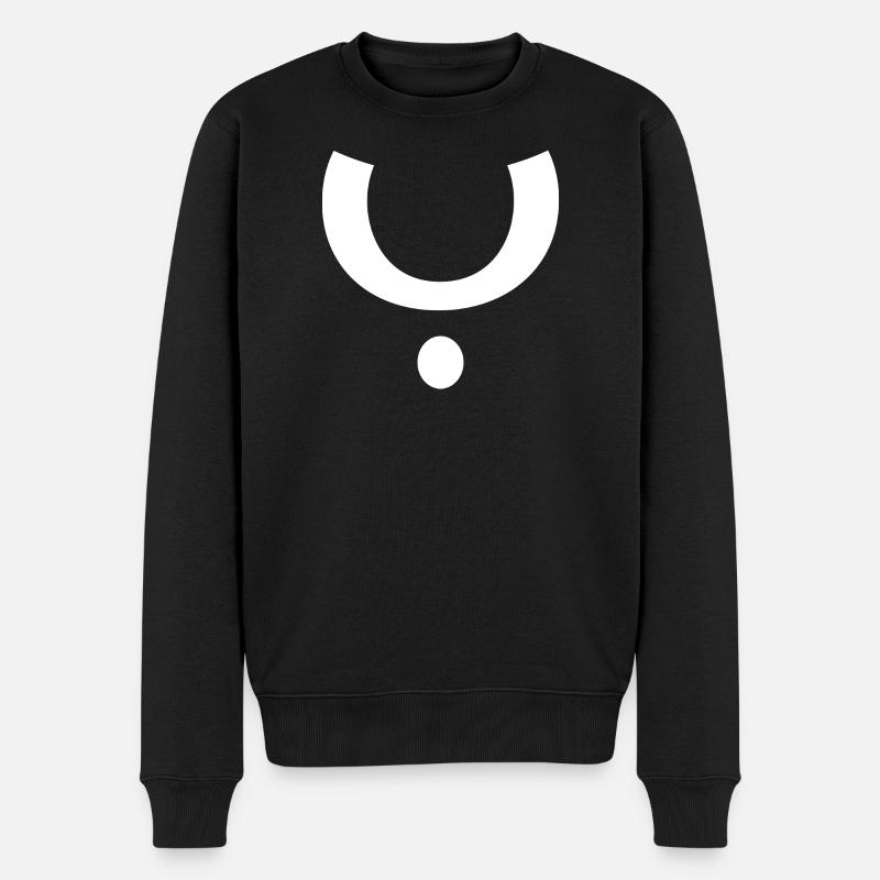 Yoga - Männer Premium Bio Pullover - Schwarz