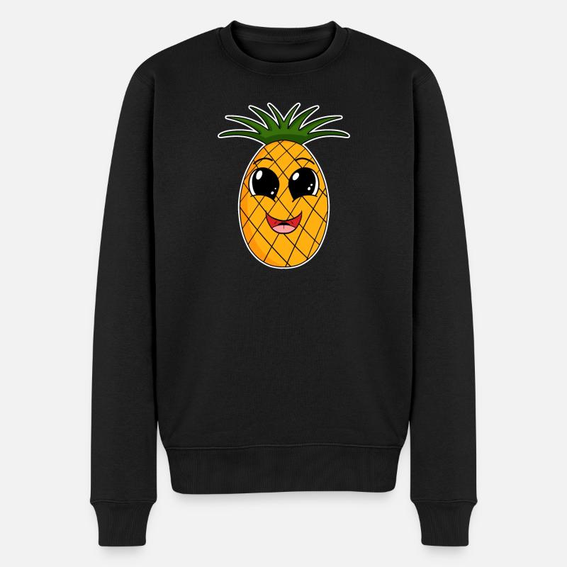 Fruit de l’ananas - Pull Premium bio Homme - noir