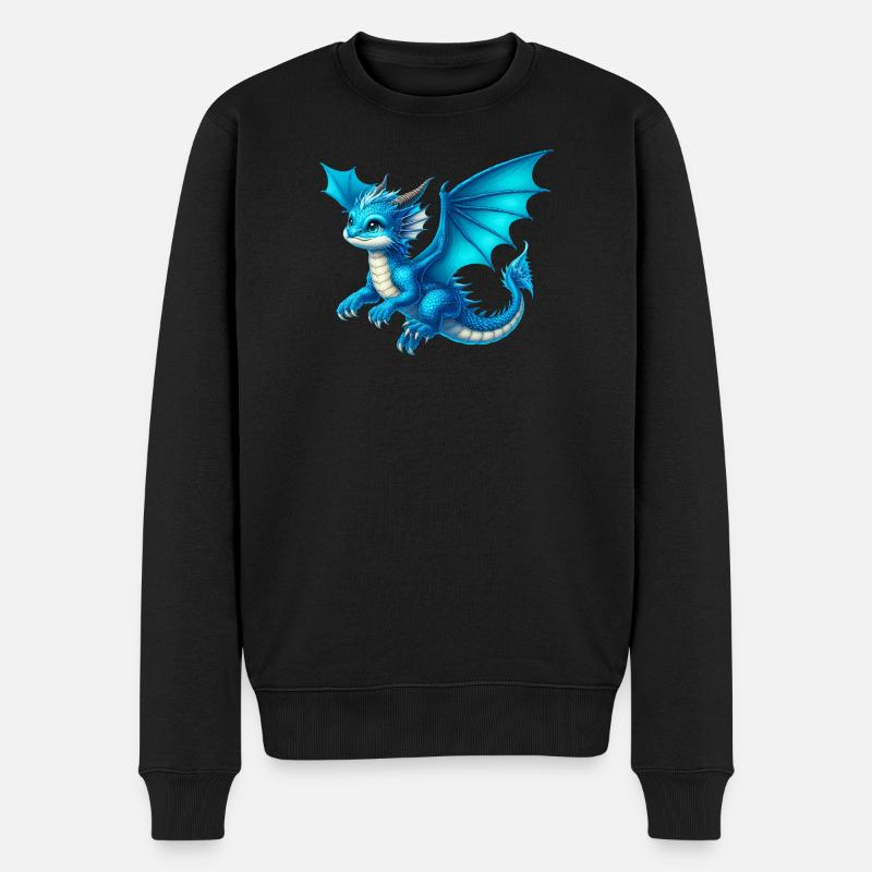 Dragon - Pull Premium bio Homme - noir