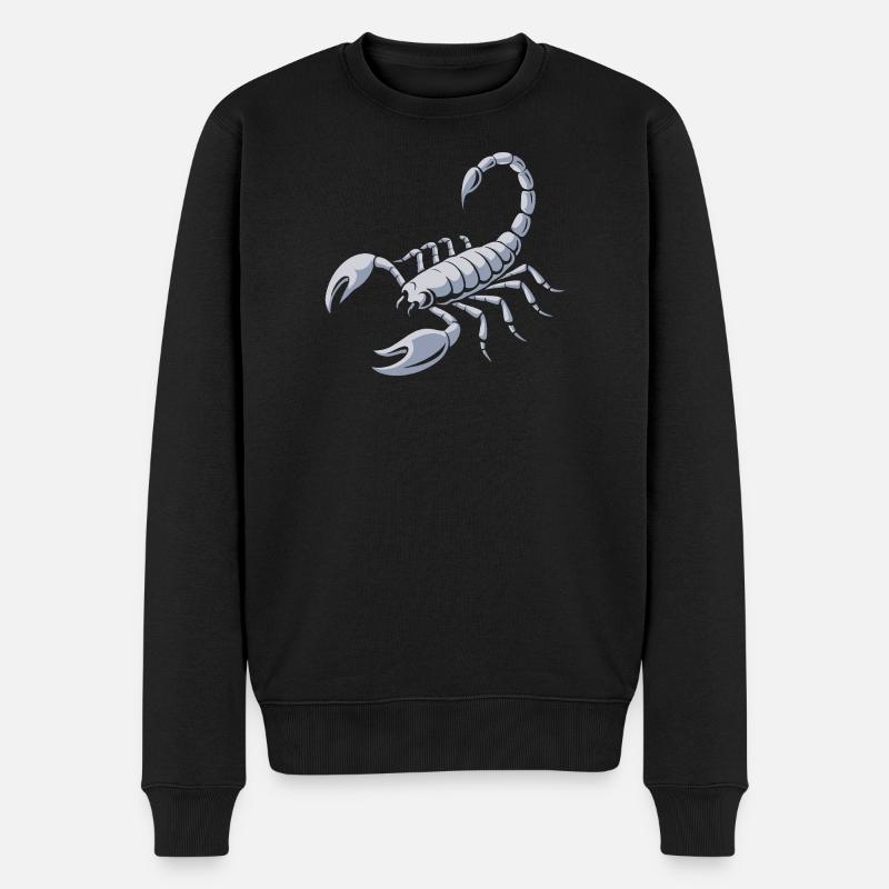 Scorpion féroce - Pull Premium bio Homme - noir