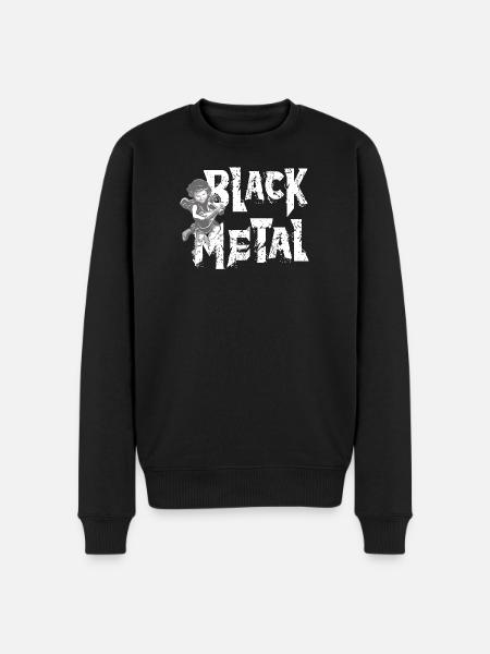 BLACK METAL - Men's Premium Organic Jumper - black