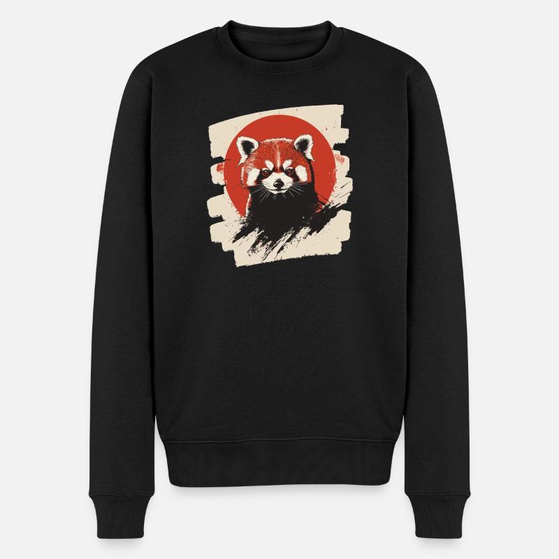 Petit panda - Pull Premium bio Homme - noir