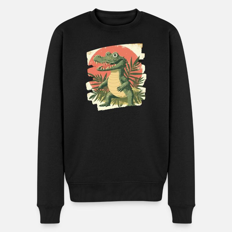 Crocodile - Pull Premium bio Homme - noir