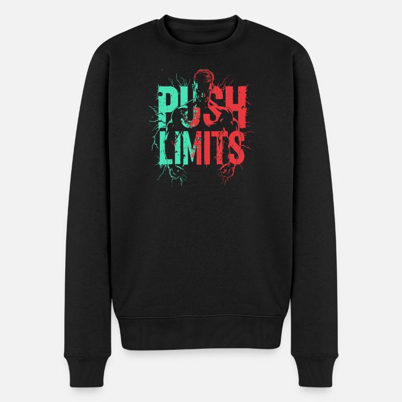 Chemise de sport Push Limit - Pull Premium bio Homme - noir