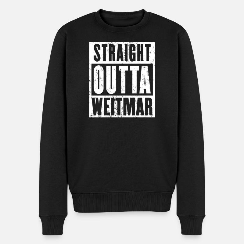 Weitmar, Ruhrgebiet, Ruhrpott, Bochum-Weitmar - Männer Premium Bio Pullover - Schwarz