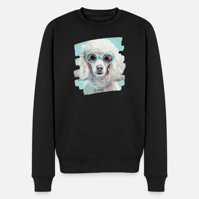 Caniche - Pull Premium bio Homme - noir