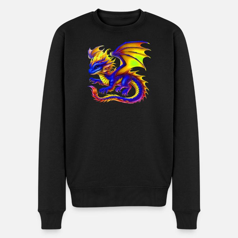 Dragon - Pull Premium bio Homme - noir
