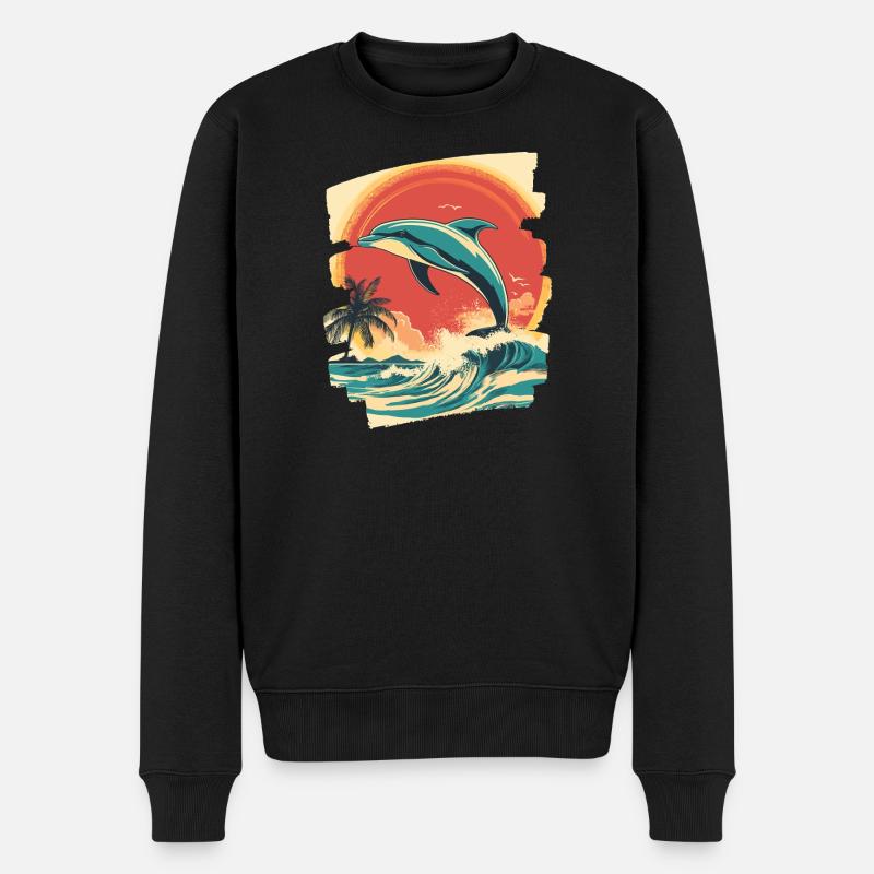 Dauphin - Pull Premium bio Homme - noir