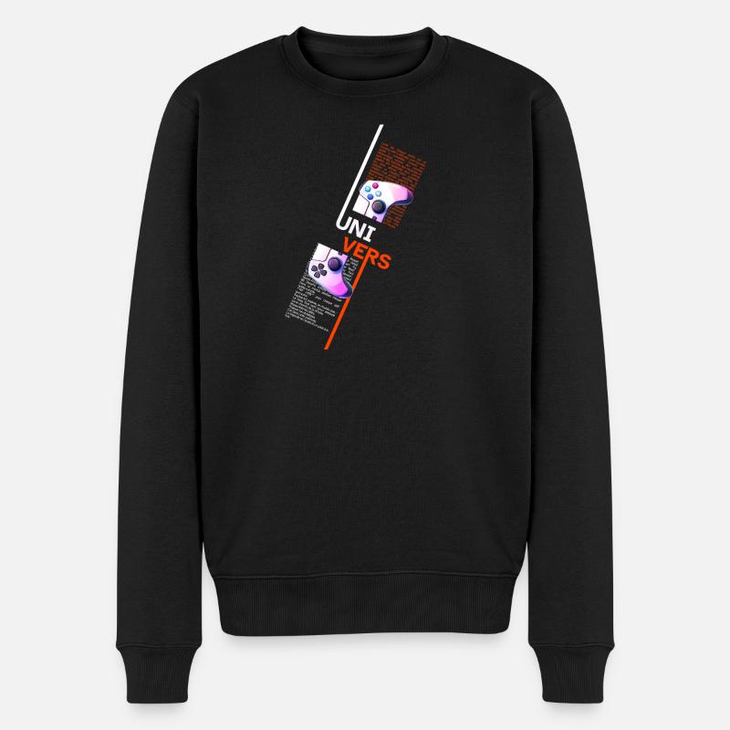 Universe Games Fusion Controller - Männer Premium Bio Pullover - Schwarz