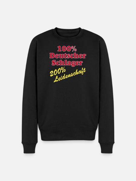 Schlager Party , Schlager Music , Schlager 100% - Men's Premium Organic Jumper - black