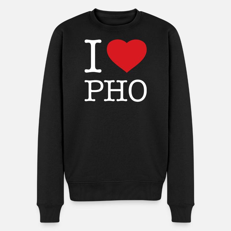 J’ADORE PHO - Pull Premium bio Homme - noir