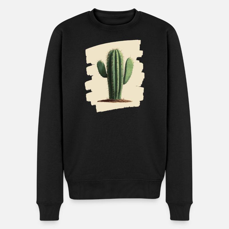 Cactus - Pull Premium bio Homme - noir
