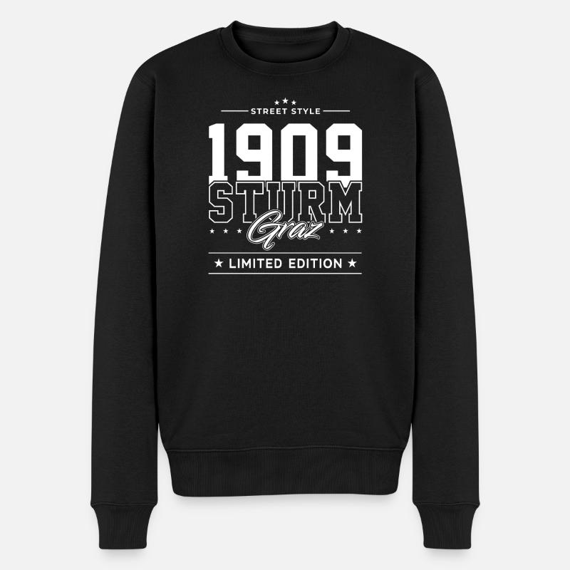 Sturm Graz - Männer Premium Bio Pullover - Schwarz