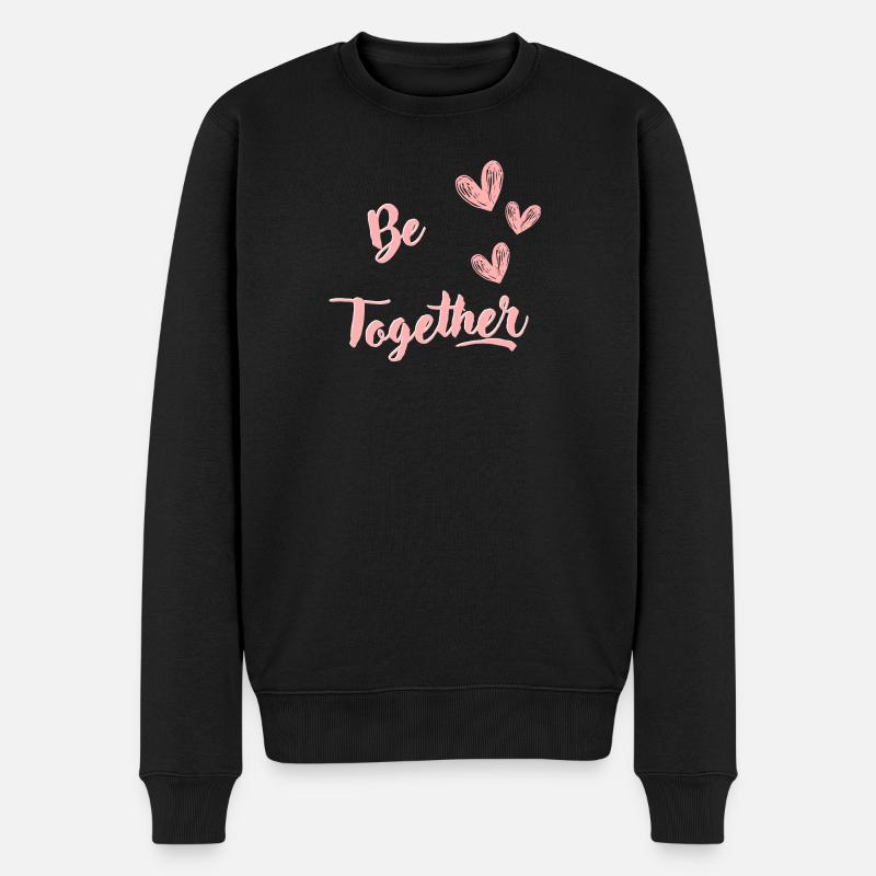 BE TOGETHER bis - Pull Premium bio Homme - noir